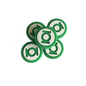 Süper kahraman kafa silikon tenis amortisör promosyon hediyeler için özelleştirilmiş tenis sönümleyici - Product Image 4