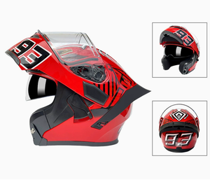 Casque de moto modulable Predator personnalisé certifié DOT en ABS, avec fermeture rapide et design modulaire - Product Image 2