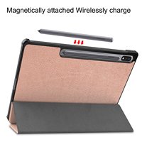 Étui pour tablette avec écran plein écran pour Samsung Galaxy Tab S8 Plus S7 FE S7 Plus 12,4 pouces avec protection contre les chocs et l'eau