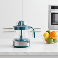 SHANGKAI Elektrische Citruspers 1,2L Capaciteit 2 Kegels Tweerichtingsdraai Waterdicht Spaans Huishoudelijk Citrusvruchtenpersapparaat