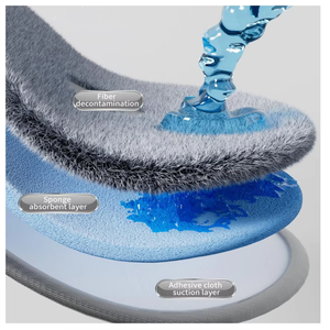 OEM/ODM <span class=keywords><strong>Cubo</strong></span> de fregado giratorio de 2.5L <span class=keywords><strong>con</strong></span> sistema de separación de agua autolimpiante Turbo Scrubbing, plato plegable y movilidad de 4 <span class=keywords><strong>ruedas</strong></span> - Product Image 4