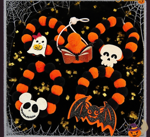 New Hot Sale Halloween Theme Pet Accessories Luxury Elastic Rope <strong>Collar</strong> for Cats <strong>Dogs</strong> Solid Pattern - Product Image 2