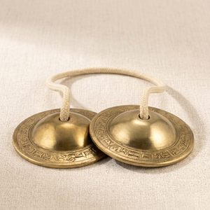 The Peaceful <b>Chime</b> – Bronze Tingsha <b>Bell</b> for Calming the Mind and Healing the Soul - Product Image 1