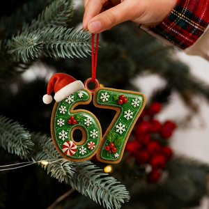 67 Decorazioni Natalizie Divertenti con Memes di Natale, Souvenir di Alta Qualità, Ecologiche, Personalizzabili, Babbo Natale, Renne, Albero di Natale - Product Image 3