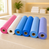 Rouleau de draps jetables non tissés imperméables pour table de massage, fournitures pour spas et salons de beauté (vente en gros)