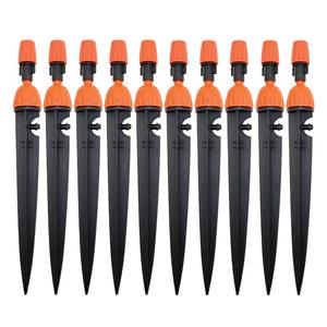 Boquilla de microaspersión ajustable, negra, de plástico, para riego de jardín, integrada con goteo y pulverización - Product Image 5