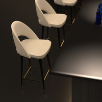 Tabouret haut de luxe personnalisé chaises de bar comptoir table à manger et ensemble de chaises pour restaurant meubles bar café