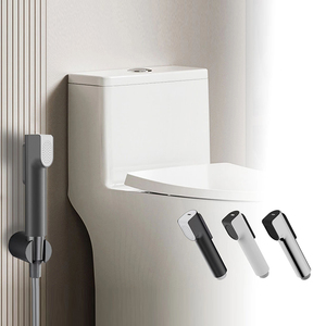 Modern Wall Mounted Toilet <strong>Bidet</strong> Attachment Set ABS Material <strong>Easy</strong>-to-Use Vertical <strong>Spray</strong> Handheld <strong>Bidet</strong> Sprayer for Hotels - Product Image 2