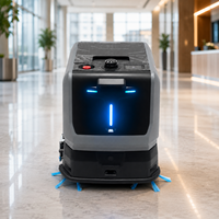 Nouveau nettoyeur de sols robotisé autopropulsé KDS-10 avec réservoirs de nettoyage et d'eaux usées de 10 L pour les installations commerciales