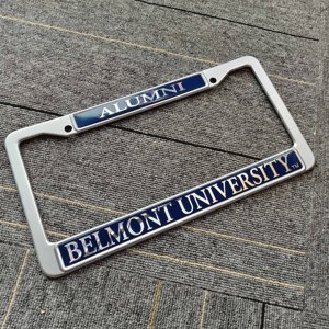 Porta Targa Personalizzato in Lega di Alluminio, Supporto Metallico Nero per Targa Auto - Product Image 2