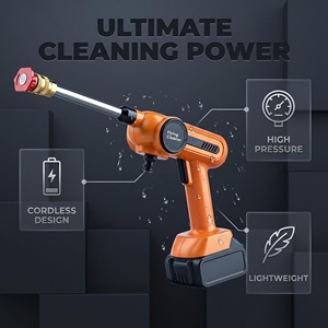Lavadora a Presión Inalámbrica Portátil Flying Cleaner, Pistola <span class=keywords><strong>de</strong></span> Lavado <span class=keywords><strong>de</strong></span> Autos a Batería Recargable <span class=keywords><strong>para</strong></span> Autos y Jardines - Product Image 4