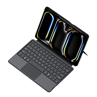 Clavier multi-touch pour tablette iPad Pro 13 pouces M5 avec emplacement pour stylet intégré et boutons rétroéclairés 7RGB