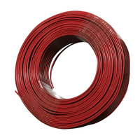 Câble électrique de puissance basse tension à double âme en cuivre PVC rouge noir RVB2x0.5/0.75/1.0/1.5/2.5mm pour LED CCTV (300/300V)