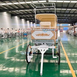 Carruaje de Boda de Alta Calidad Estilo Retro, Carruaje Real para Exteriores de 6 Plazas, Carruaje Eléctrico de <span class=keywords><strong>Cenicienta</strong></span> con Caballos para Turismo - Product Image 3
