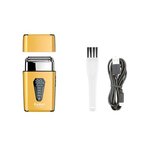 Kemei KM-T123 IPX5 방수 포일 면도기 습식 및 건식 전기 면도기 여행 면도기 무선 8500RPM 고속 모터 - Product Image 5