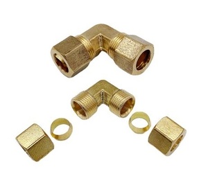 Raccords de compression en laiton forgé de qualité standard, coudes de <span class=keywords><strong>plomberie</strong></span> <span class=keywords><strong>1</strong></span>/<span class=keywords><strong>2</strong></span>" DE, connexion mâle à tête hexagonale, marque HT, classe 150 - Product Image 3