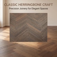Parquet en bois d'ingénierie à âme en bouleau russe de 14 mm, finition chêne russe brossé teinté noyer noir, Piso De Madera ENF