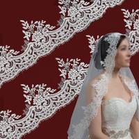 Ruban de broderie de mariage blanc de luxe, vente directe du fabricant, bordures en dentelle, ruban pour la couture