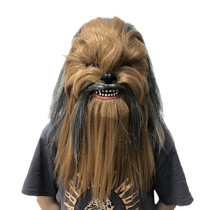 Masque de cosplay <span class=keywords><strong>Lord</strong></span> <span class=keywords><strong>Voldemort</strong></span> en latex pour Halloween, masque LED néon pour les fêtes de Noël et d'Halloween - Product Image 1