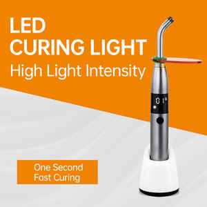 Nuova cura dentale Cordless di metallo testa di grande capacità LED 1s Dental Curing Light - Product Image 5