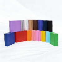 Boîte cadeau personnalisée pour chaussettes de Noël, emballage en carton ondulé kraft avec laminage mat, recyclable, 2 mm