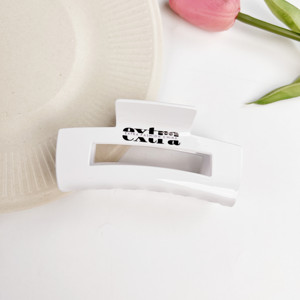 Wholesale Custom <strong>Hair</strong> Accessories Basic Matte Rectangle <strong>Plastic</strong> <strong>Hair</strong> Claw <strong>Clips</strong> for Women