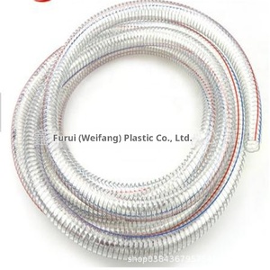 Manguera Reforzada con Alambre de Acero y <span class=keywords><strong>PVC</strong></span> Resistente al Desgaste de Weifang, <span class=keywords><strong>Transparente</strong></span>, con Diámetros Internos Grandes de <span class=keywords><strong>200</strong></span> <span class=keywords><strong>mm</strong></span> y 250 <span class=keywords><strong>mm</strong></span>, Grado de <span class=keywords><strong>Tubo</strong></span> - Product Image 1