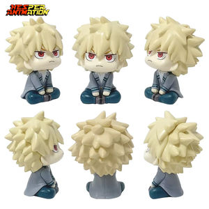 HESPER 10CM Midoriya Izuku Todoroki <span class=keywords><strong>Shoto</strong></span> Toga Himiko Q Ver. Statue de Personnages à Têtes Géantes <span class=keywords><strong>Boku</strong></span> <span class=keywords><strong>No</strong></span> <span class=keywords><strong>Hero</strong></span> <span class=keywords><strong>Academia</strong></span>, Figurines d'Anime en PVC, Jouets Cadeaux - Product Image 3