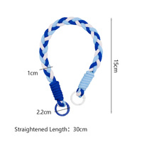 En gros, Cordon de cou universel multicolore en corde tressée faite main, pour téléphone, porte-clés et accessoires mobiles