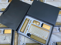 2025 nouvelles idées de produits cadeaux promotionnels clavier avec souris sans fil Power Bnak stylo parapluie ensemble de cadeaux d'affaires