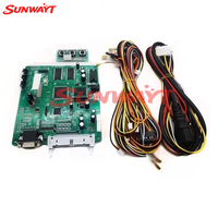 SUNWAYT Carte PCB multi-jeux 61-en-1 avec sortie VGA, machine de jeu d'arcade verte pour un seul joueur
