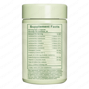 Offre Spéciale : Capsules de Probiotiques OEM pour Femmes – Équilibre du pH et Santé Vaginale – Favorise une <span class=keywords><strong>Flore</strong></span> et une Odeur Vaginale Saines - Product Image 2