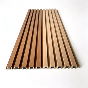 Revêtement extérieur WPC sans <span class=keywords><strong>peinture</strong></span>, facile à nettoyer, vente en gros, MOQ compétitif, panneau mural WPC extérieur - Product Image 2