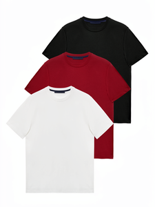 Camiseta SEBANDA de Manga Corta para Hombre, 300g, 100% Algodón Orgánico, Estilo Hip Hop, Corte Regular, con Logotipo 3D Personalizado Impreso en Serigrafía - Product Image 1