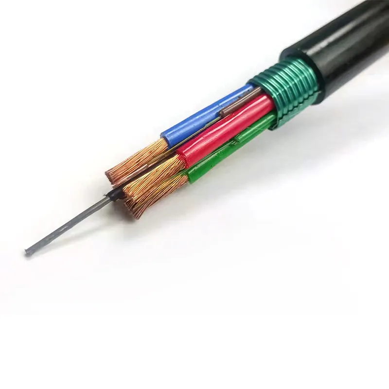 GDTA GDTS Optical Fiber Cable for Access Network With Copper Wire Power Supply Electrical Hybrid Cable