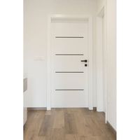 Porte intérieure en bois massif Prima High Gloss, porte battante de luxe pour chambre à coucher, pour villa