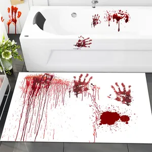 Halloween Streich Blut Bade matte Badezimmer Dusch matte Blut Bade matte