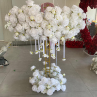Moderne Roestvrijstalen Bloemtafel Decoratieve Bruiloft Bloem Centerpieces Rekwisieten Voor Party Road Guide Valentijnsdag Afstuderen