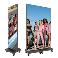 Pantalla LED para Póster Qray P2.5/P1.86 a Todo Color, Interior/Exterior, Ultrafina, Portátil, para Publicidad Digital, Animación y Comercio