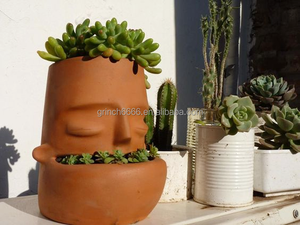 <span class=keywords><strong>Pot</strong></span> de jardinière en argile succulente, nouveau Design, support de jardinière pour <span class=keywords><strong>visage</strong></span> de jolie tribal, <span class=keywords><strong>pot</strong></span> de fleur, <span class=keywords><strong>pot</strong></span> en <span class=keywords><strong>terre</strong></span> <span class=keywords><strong>cuite</strong></span> artisanal, 2023 - Product Image 4