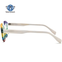 Lunettes de plastification en acétate Teenyoun montures de lunettes spéciales rondes géométriques pour tous les visages lunettes optiques de luxe de haute qualité