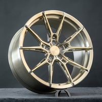 Rines de Alto Rendimiento SW Ligeros 6061-T6 Forjados Estilo R2 en Plata Pulida 5x112 para Audi RS6 RS7 Mercedes C63 E63 M3 M4 G80