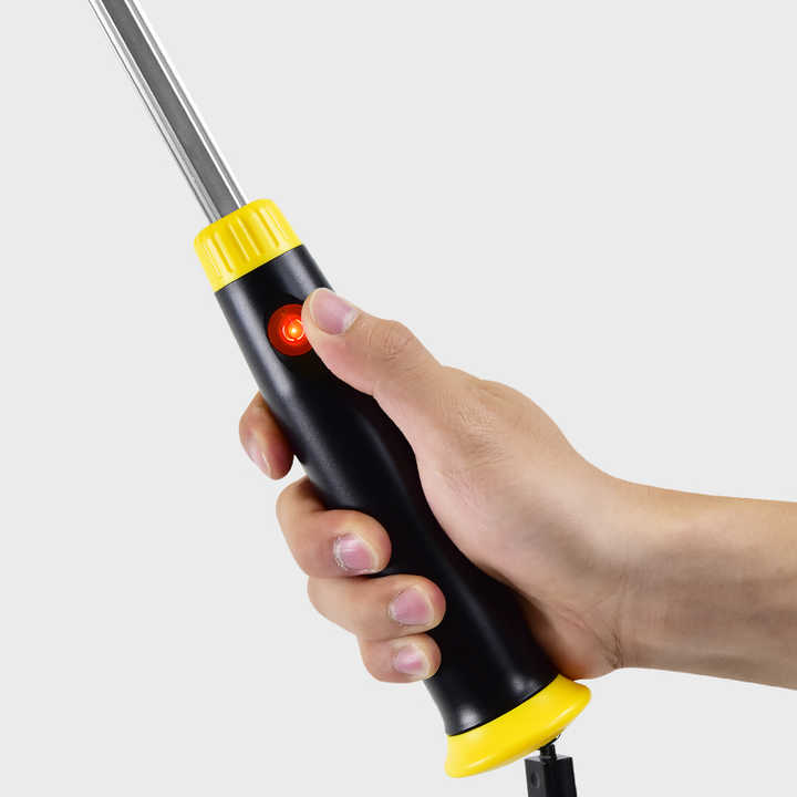 Demonstration of the umbrella's folding ability and detachable fan