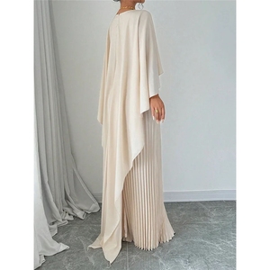 Vestidos Largos Holgados con Mangas de Murciélago y Pliegues Irregulares para Mujer, a la Moda - Product Image 5