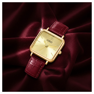 <span class=keywords><strong>Orologi</strong></span> Sportivi <span class=keywords><strong>di</strong></span> Lusso Minimalisti <span class=keywords><strong>di</strong></span> Alta Qualità in Acciaio Inossidabile, Design Personalizzato, Quadrante Quadrato Analogico per <span class=keywords><strong>Uomo</strong></span> e Donna - Product Image 1