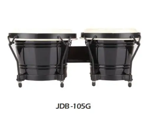 Instrumento musical artesanal de madeira, tambor bongo de alta qualidade abc104