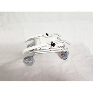 Silla de Ducha Plegable OEM con Ruedas, Aleación de Aluminio y Plástico, Capacidad de 150 kg, Equipo de Seguridad para Baño en el Hogar - Product Image 3