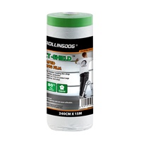 ROLLINGDOG Film de masquage 80505 anti-poussière pour meubles, tapis et sols.