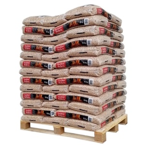 Briquettes de bois écologiques, combustible naturel, granulés de bois, biocarburants pour systèmes de chauffage, faible teneur en cendres (0,5%), sacs de 15 kg à 1000 kg - Product Image 1