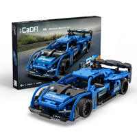 Blocs de construction Voiture de sport Lightning C52021 CaDA 357 pièces DIY Assemblage Jouet de voiture à tirer en arrière Cadeau pour enfants Compatible avec les briques